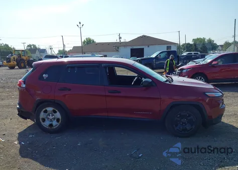 2014 Jeep Cherokee Sport z USA, uszkodzony, nr VIN 1C4PJLAB9EW162680